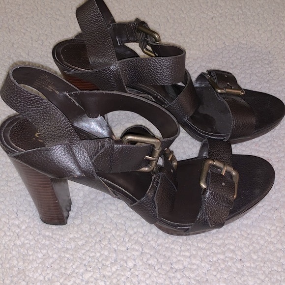 🌻2/$15🌻 A.N.A. Black Leather Heels — 7.5 - Picture 3 of 6